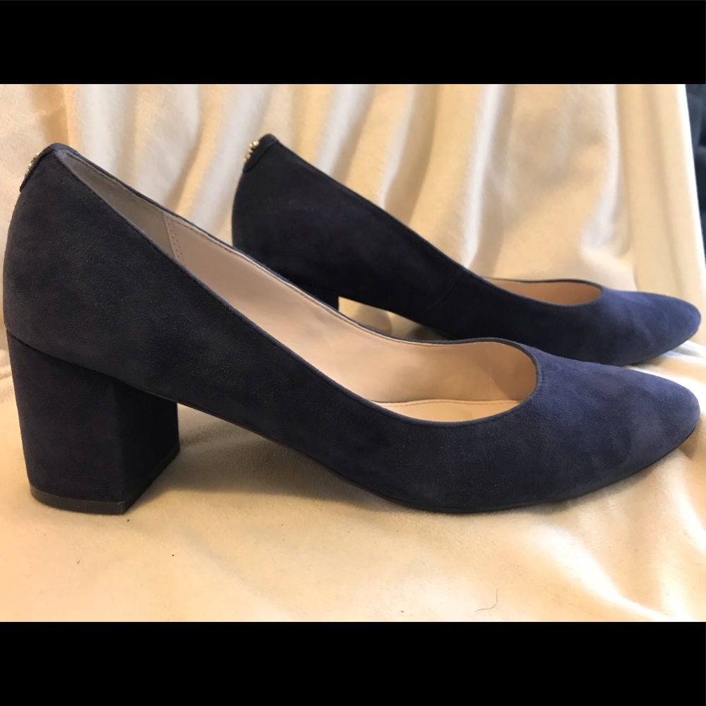 Cole Haan Blue Suede Pumps